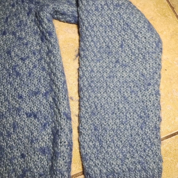 Lauren Ralph Lauren Blue Alpaca Wool Knit Sweater Top Size Large - Picture 6 of 9